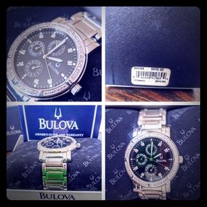 Men's Bulova Diamond Accent Chronograph Watch
